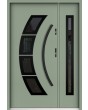 Sta Taurus Duo noir - porte d entrée avec panneau latéral