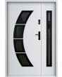 Sta Taurus Duo noir - porte d entrée avec panneau latéral