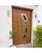 Sta Taurus Uno - porte d'entrée en acier avec panneau latéral ouvrant