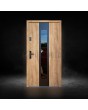 Porte métallique moderne sur mesure en chêne de Turner