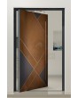 PIVOT V10 - porte pivotante avec décor bois