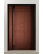 LIM V12 - porte d'entrée en aluminium avec revêtement en bois sublimé