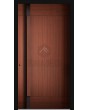 LIM V12 - porte d'entrée en aluminium avec revêtement en bois sublimé