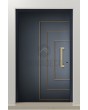 LIM V14 - porte d'entrée en aluminium à rayures