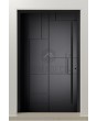 LIM V20 - porte d'entrée sécurisée à motifs géométriques
