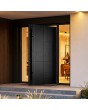 PIVOT V20 - porte pivotante en aluminium avec composition géométrique