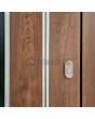 LIM v22 double - porte d'entrée double en aluminium avec décor bois