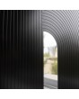 PIVOT V22 - porte d'entrée pivotante en aluminium avec décor bois
