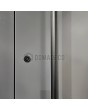 LIM v28 double - double porte d'entrée en aluminium avec décor en bois