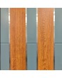 LIM v28 double - double porte d'entrée en aluminium avec décor en bois