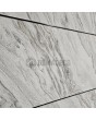 LIM V42 double - porte d'entrée double en aluminium recouverte d'une texture en pierre de roche blanche