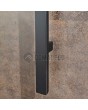 PIVOT V53 - porte pivotante en aluminium rouillé recouverte de quartz fritté rouillé
