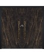 LIM V54 double - double porte battante en aluminium recouverte de quartz fritté Noir Desir