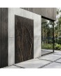 Porte battante en aluminium recouverte de quartz fritté Noir Désir