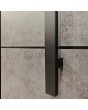 LIM V56 double - porte d'entrée double en aluminium recouverte de quartz fritté