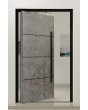 PIVOT V56 - porte pivotante en aluminium recouverte de quartz fritté