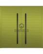 LIM V58 double - porte extérieure double à battants en aluminium avec nervures