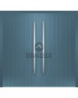 LIM v62 double - porte double en aluminium avec rayures verticales