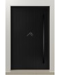 LIM V62 - porte d'entrée en aluminium avec fraisage vertical