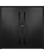 LIM v63 double - porte double en aluminium avec motif fraisé