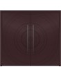 LIM v63 double - porte double en aluminium avec motif fraisé
