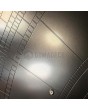 LIM v63 double - porte double en aluminium avec motif fraisé