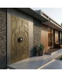 LIM V65 - porte d'entrée en aluminium avec motif fraisé