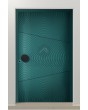 PIVOT V66 - porte d'entrée pivotante avec motif fraisé