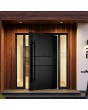 PIVOT V67 - porte pivotante avec motifs géométriques fraisés