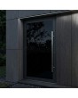 LIM VL19 - Porte en aluminium Lacobel en verre peint