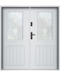Sta Volta Double - porte double en acier avec fenêtre