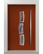 LIM W334 - porte d'entrée moderne en aluminium