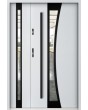 Sta Gemini Duo Noir - porte exterieur avec panneau latéral