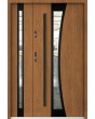 Sta Gemini Duo Noir - porte exterieur avec panneau latéral