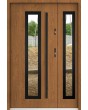 Sta Hevelius Duo Noir - porte exterieur avec panneau latéral