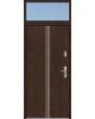configuration personnalisée - Fargo porte avec panneau en verre supérieur
