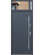configuration personnalisée - Fargo porte avec panneau en verre supérieur