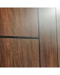 LIM WOODLINE 1 - porte d'entrée en aluminium avec stratifié haute pression en noyer