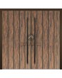 LIM WOODLINE 2 Double - double porte en aluminium recouverte de stratifié haute pression Tambora imitation bois