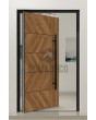 PIVOT WOODLINE 4 - porte pivotante recouverte de stratifié haute pression imitation bois Creek Larch