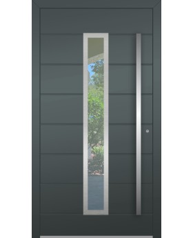 LIM 12C- porte d'entrée moderne en aluminium