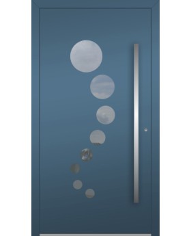 LIM 12E - porte d entrée alu vitrée