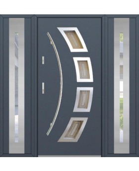 Fargo 21A T - porte exterieur avec 2 panneaux latéral