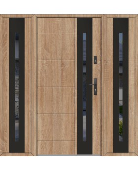 Fargo 26H T - porte exterieur avec 2 panneaux latéral