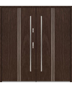 Fargo 32 double - porte-fenêtre métallique pour entrée