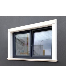 AL86-D2 - double fenêtre oscillo-battante en aluminium