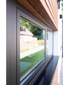 AL86-D1 - Double fenêtre en aluminium - oscillo-battante / fixe