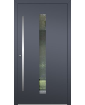 LIM AG01B - meilleure porte extérieure en aluminium isolée