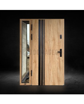 configuration personnalisée - STA porte d'entrée avec fixe latéral à gauche (vue de l'extérieur)
