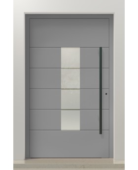 PIVOT AP06 - porte d'entrée pivotante en aluminium robuste